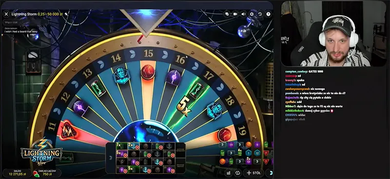 Interakcja Vysotzky'ego z czatem podczas transmisji na żywo